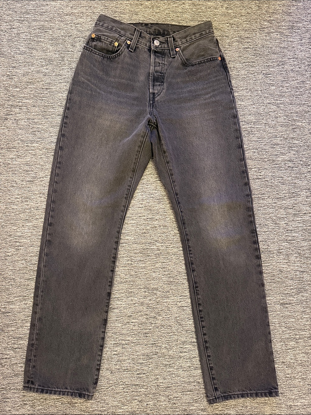 Levi's Women's 501 Straight-Leg Jeans in Washed Black